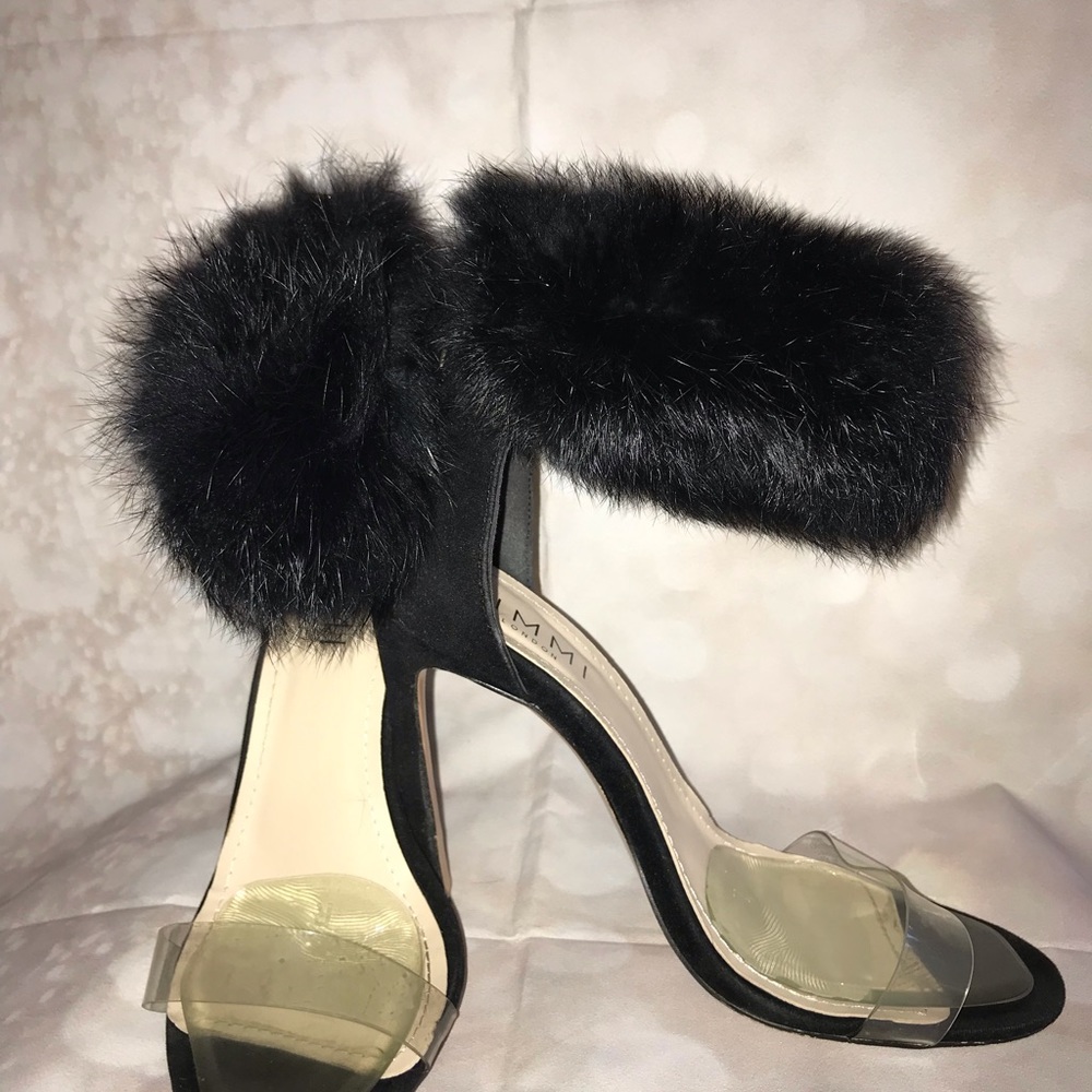 Furry sensation heels